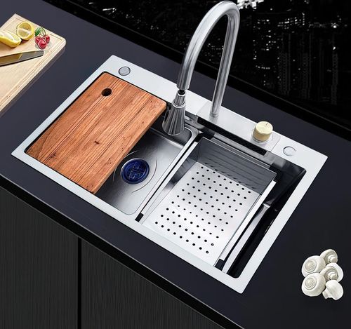 купить Мойка кухонная Fabiano 75x46 1.0 FB SATIN Set(7in1) в Кишинёве 