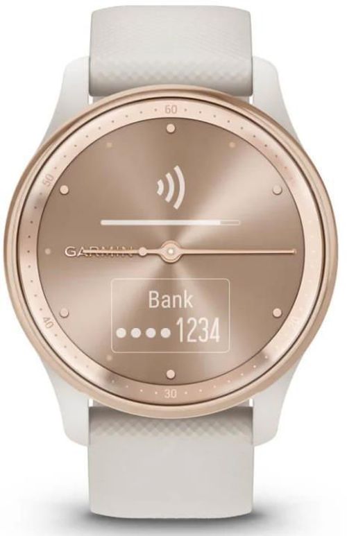 купить Фитнес-трекер Garmin Vivomove Trend, Peach/Ivory (010-02665-01) в Кишинёве 