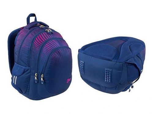 cumpără Rucsac pentru copii St.RIGHT 57804 Ghiozdan scolar 32x21x43cm, Violet Gradient Wave în Chișinău 