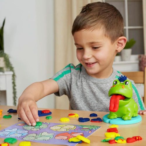 cumpără Set de creație Hasbro F6926 Play-doh Набор Playset Frog N Colors Starter Set în Chișinău 