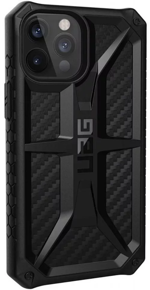 купить Чехол для смартфона UAG iPhone 12 Pro Max Monarch Carbon Fiber 112361114242 в Кишинёве 