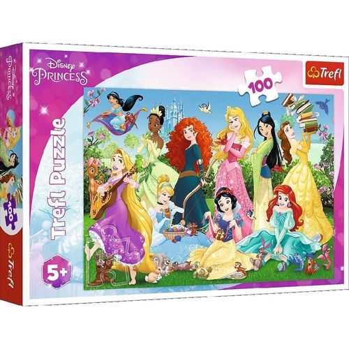 купить Головоломка Trefl 16417 Puzzles 100 Charming Princesses в Кишинёве 