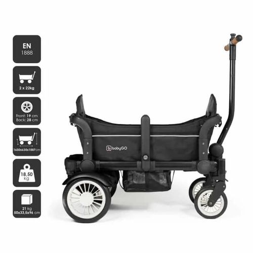 купить Детская коляска BabyGo BGO-7301 Carucior tip wagon Cozy Rider в Кишинёве 