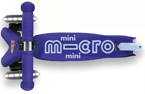 купить Самокат Micro MMD142 Mini Deluxe LED Blue в Кишинёве 
