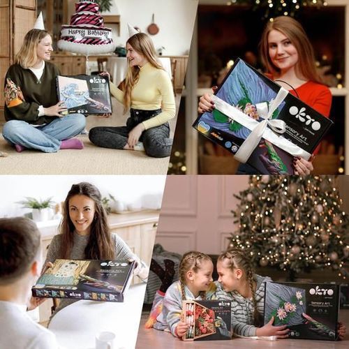 cumpără Set de creație Okto 10002 Tablou 3D cu plastilină ușoară 30x40сm, Crapi Koi în Chișinău 