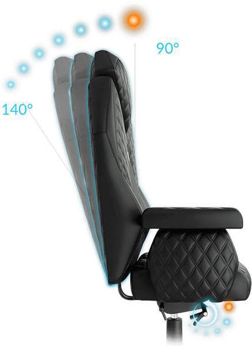 купить Офисное кресло Kulik System Diamond Black Eco в Кишинёве 